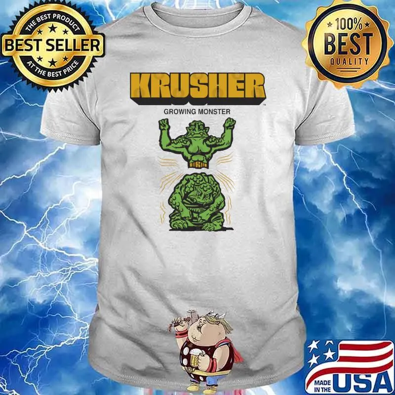 Krusher growing monster toy shirt
