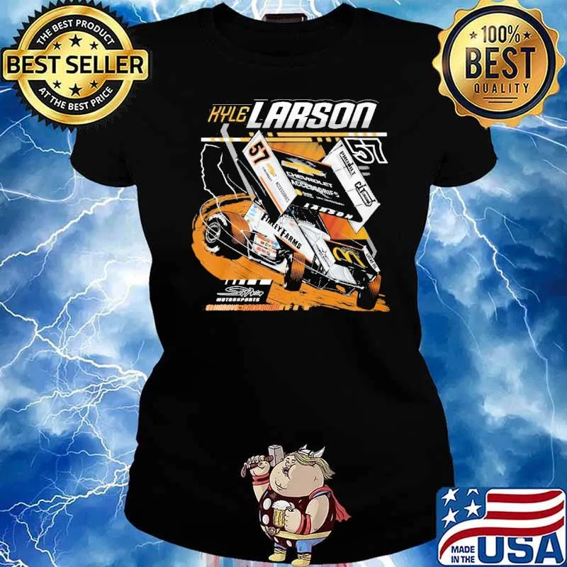 Kyle Larson 57 motorsports signature s Ladies tee