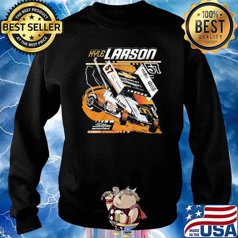 Kyle Larson 57 motorsports signature s Sweater