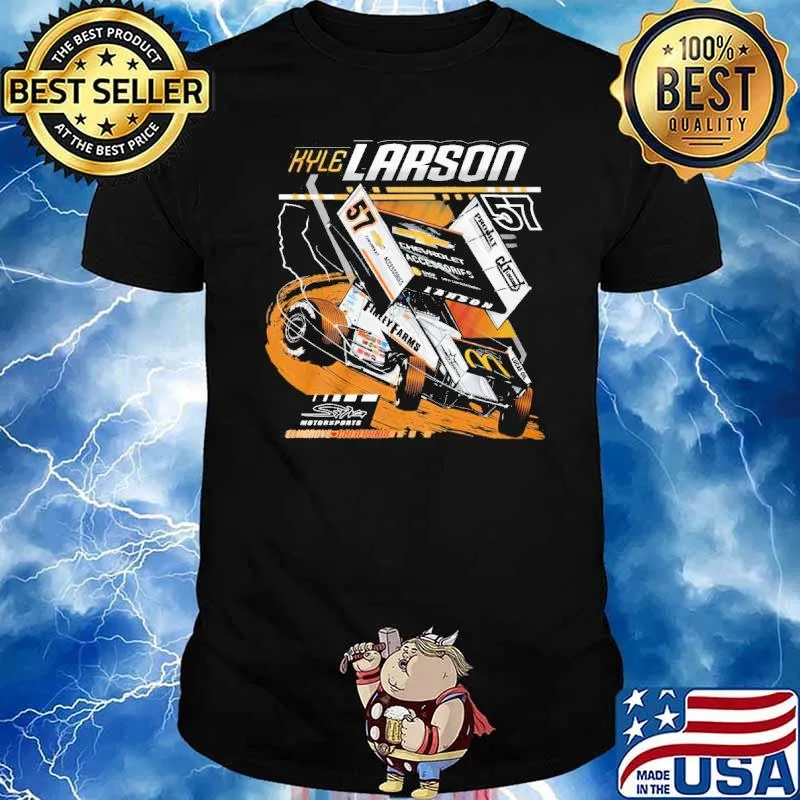 Kyle Larson 57 motorsports signature shirt