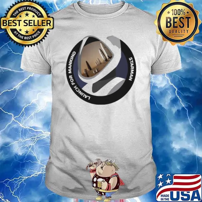 Launch For Mankind Star Man Shirt