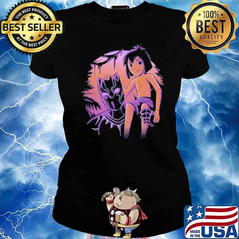 LEGEND OF THE JUNGLE Black Panther Wakanda Forever SHIRT Ladies tee
