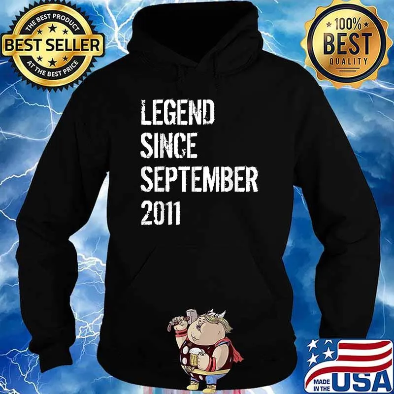 Legend since september 2011 10 years old T-Shirt Hoodie