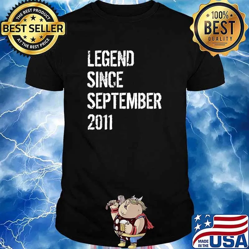 Legend since september 2011 10 years old T-Shirt