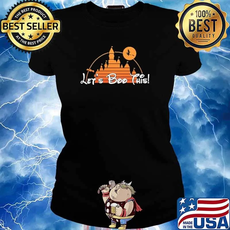 Let's Boo This Halloween Disney Shirt Ladies tee