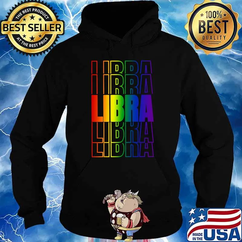 LGBTQ Pride Zodiac Libra T-Shirt Hoodie