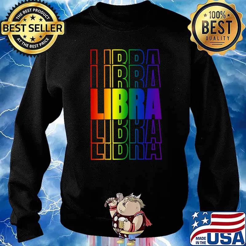 LGBTQ Pride Zodiac Libra T-Shirt Sweater