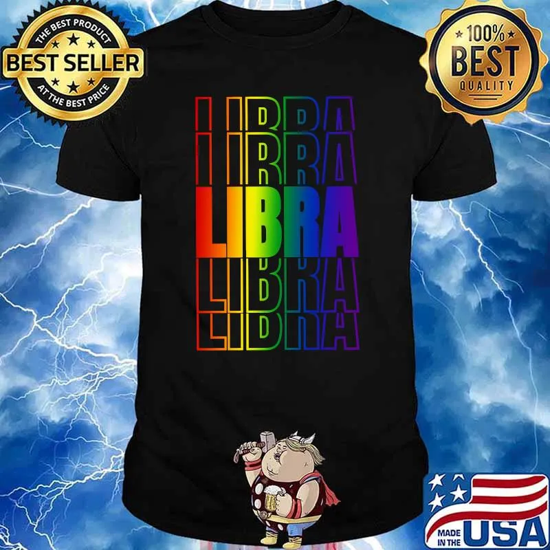 LGBTQ Pride Zodiac Libra T-Shirt