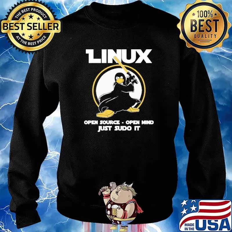 Linux Open Source Open Mind Just Sudo It Shirt Sweater