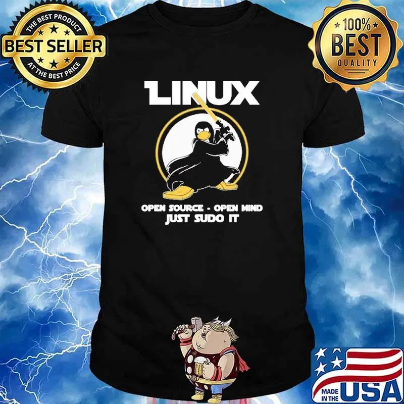 Linux Open Source Open Mind Just Sudo It Shirt
