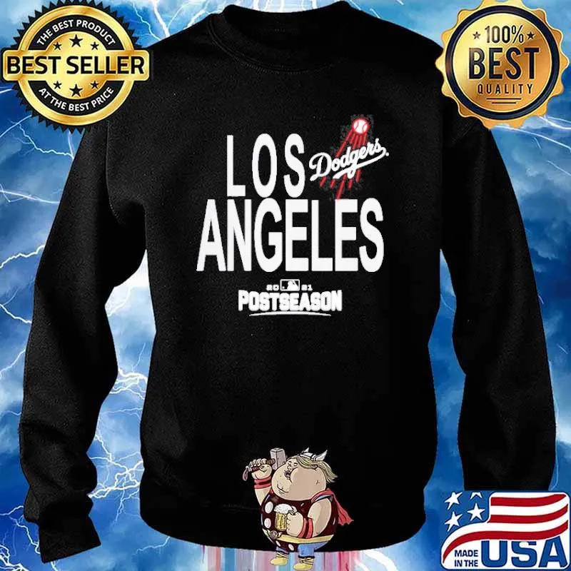 Los Angeles Dodgers 2021 Postseason s Sweater