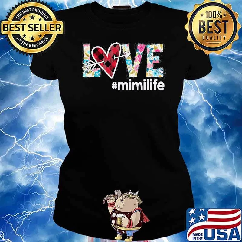 Love mimi life flower s Ladies tee