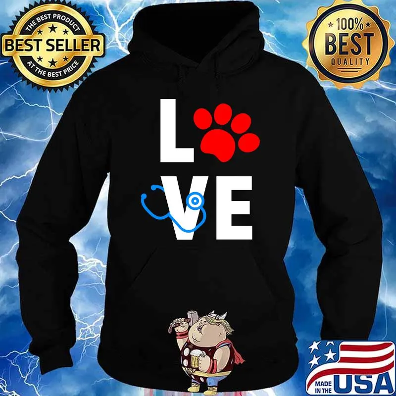 Love Veterinary Animal T-Shirt Hoodie