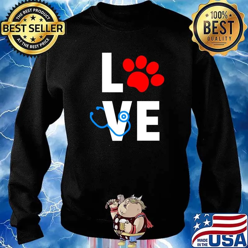 Love Veterinary Animal T-Shirt Sweater