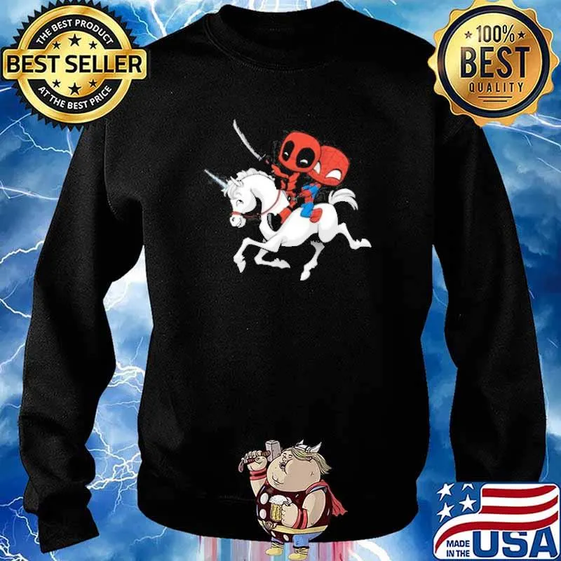 Magical Friends Spiderman and Deadpool s Sweater