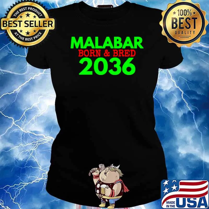 Malabar born and bred 2036 s Ladies tee