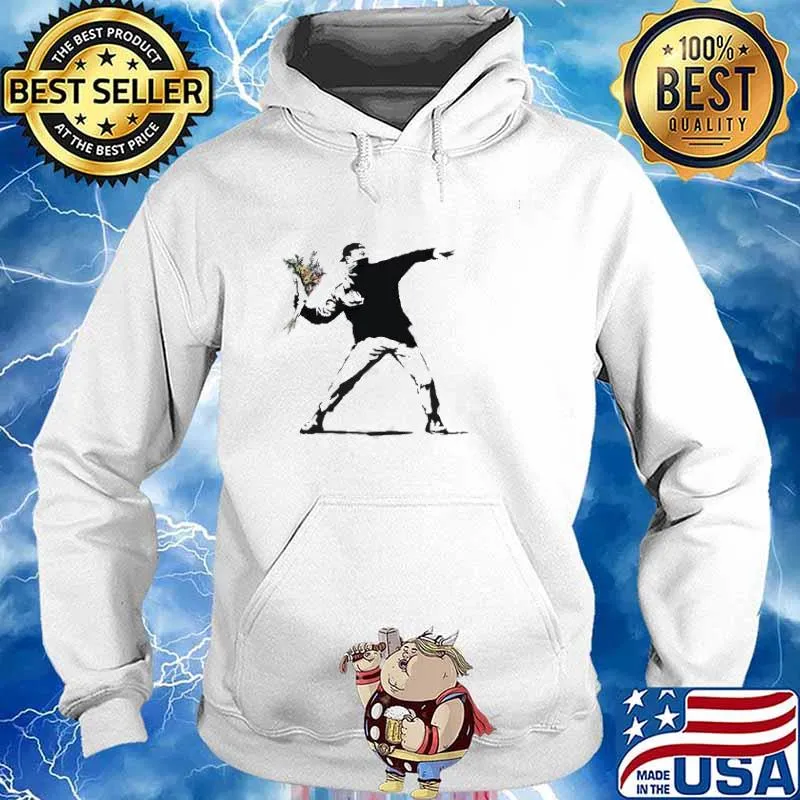 Man Throwing Flower Bouquet Shirt Hoodie