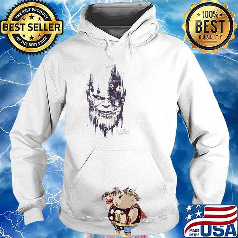 Marvel Avengers Infinity War Thanos Face Shirt Hoodie