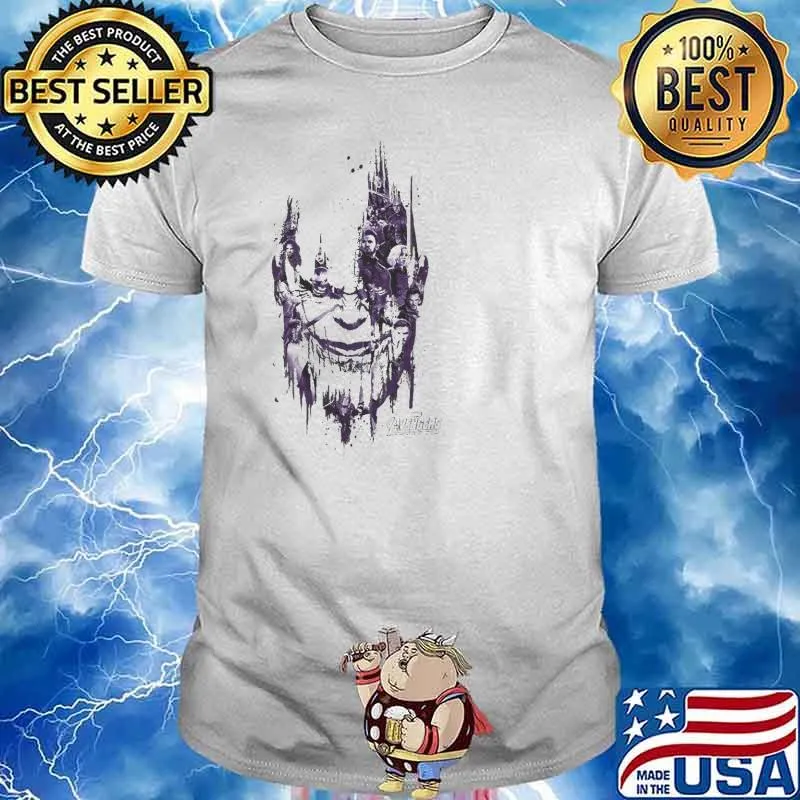 Marvel Avengers Infinity War Thanos Face Shirt