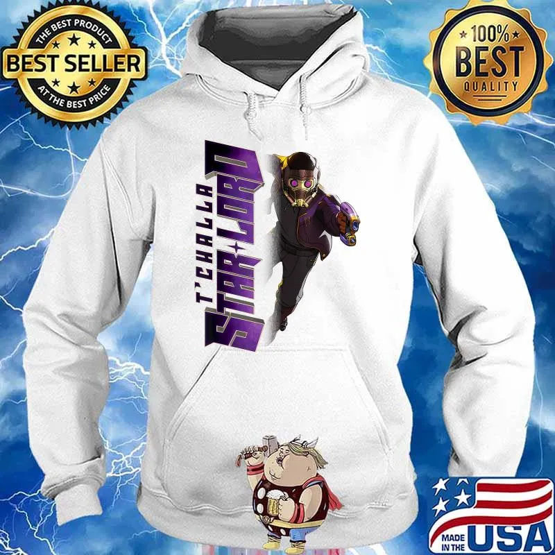 Marvel WHAT IF… T’Challa Star-Lord Hero T-Shirt Hoodie