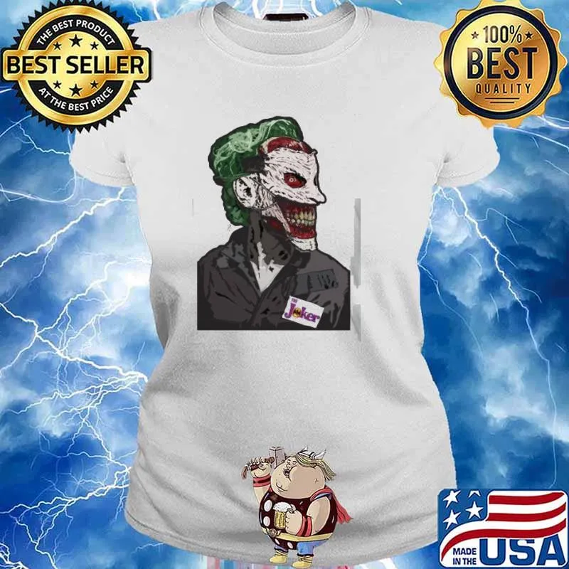 Masked The Joker Halloween s Ladies tee