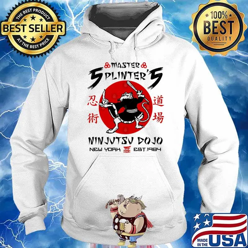 Master splinter's ninjutsu dojo new york est 1984 blood moon s Hoodie