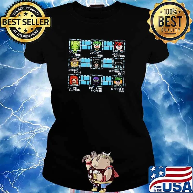 Megabat brick masters croc man joke man joke woman scare man penguin man plant man s Ladies tee