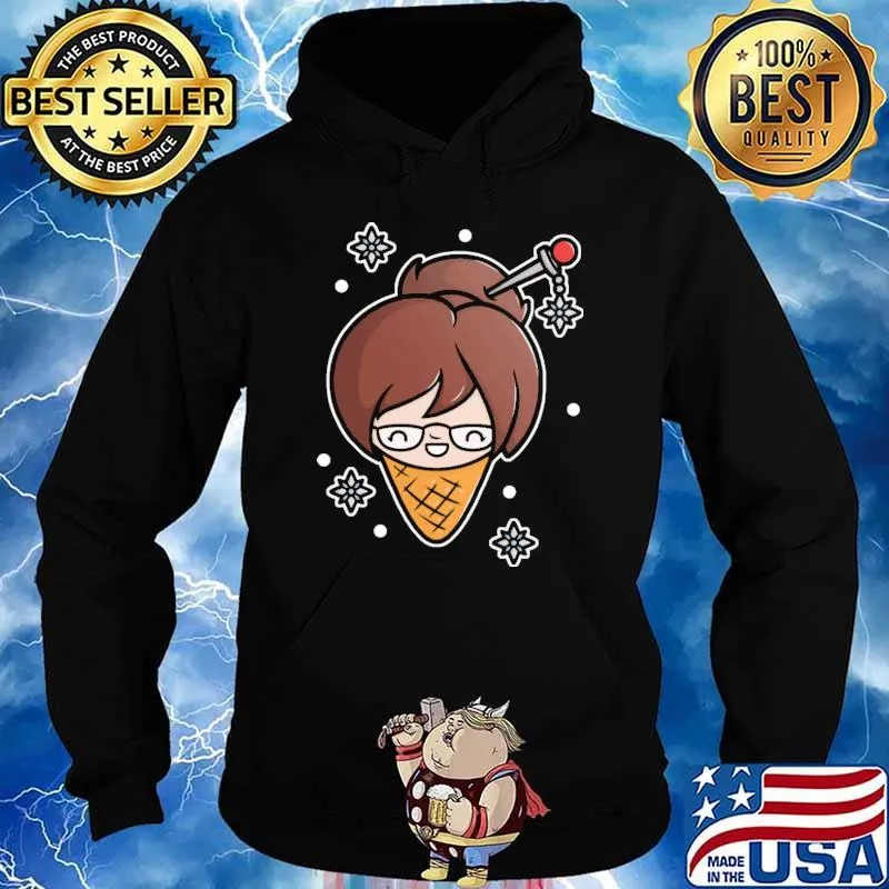 Mei one Ice Cream shrit Hoodie