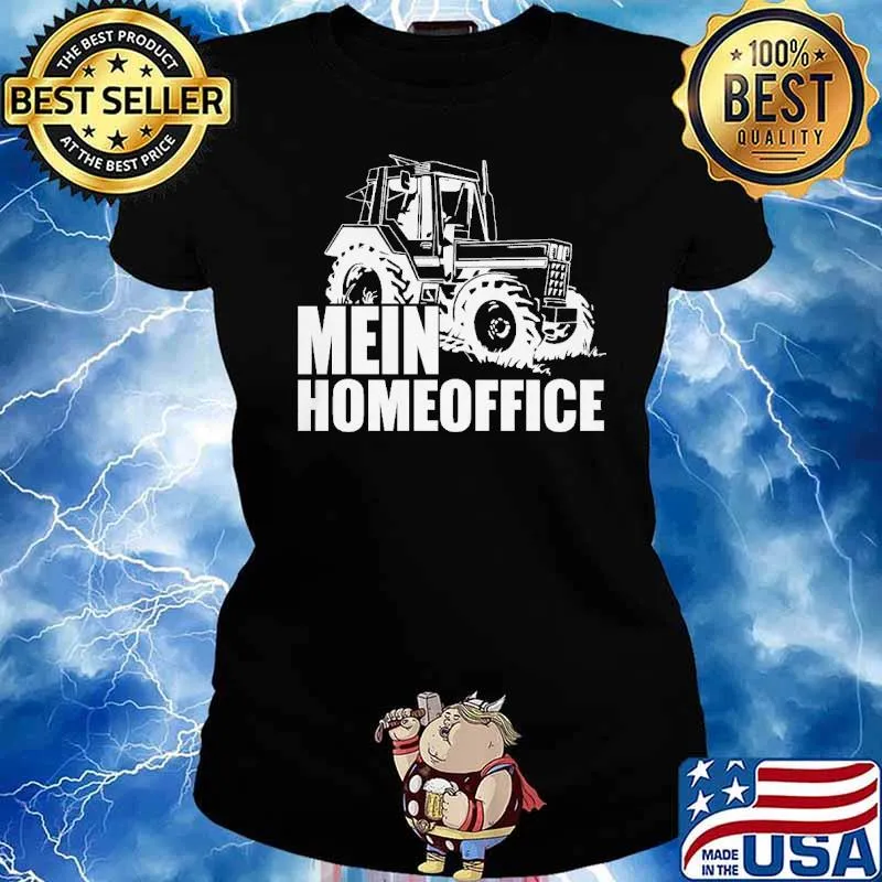 MEIN HOMEOFFICE TRAKTOR FAHRER LANDWIRT SHIRT Ladies tee