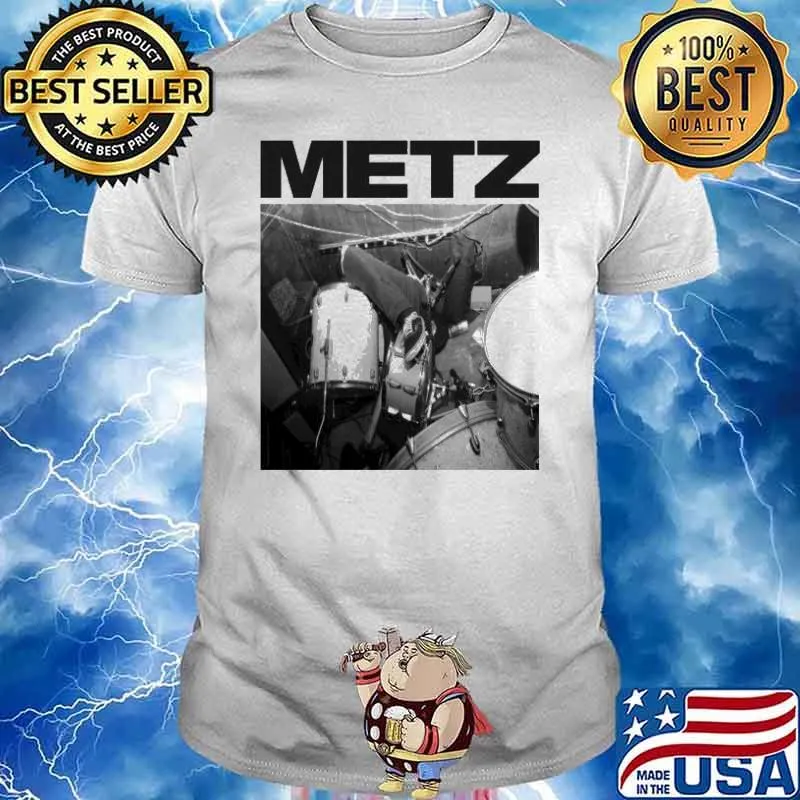 Metz Drums Collapse White shirt