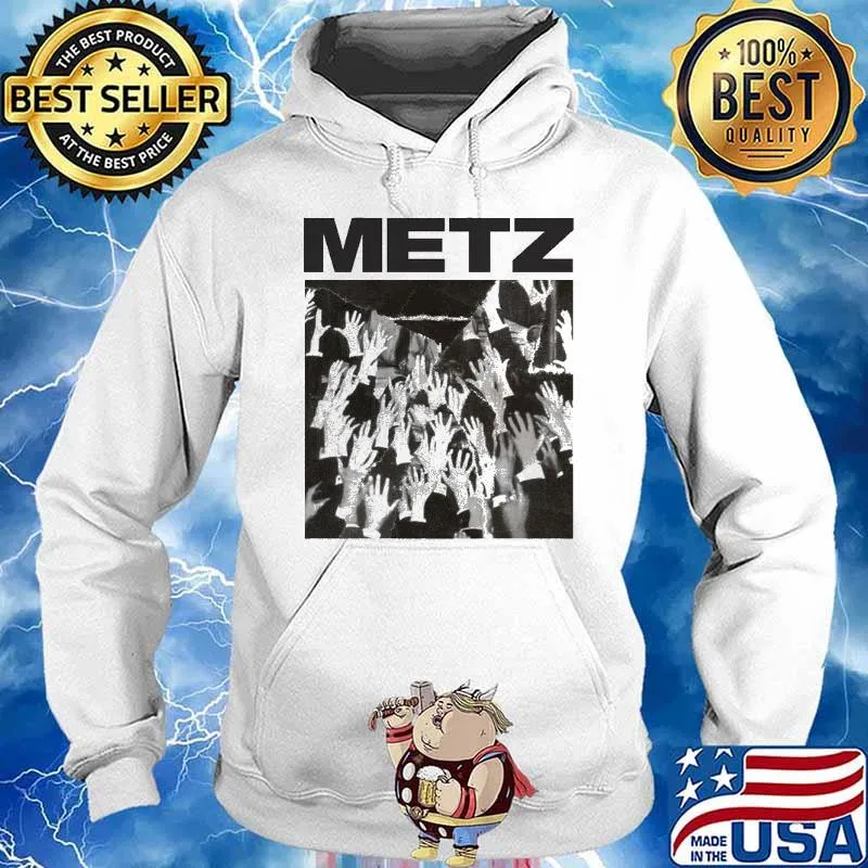 Metz Strange Peace Hands White s Hoodie