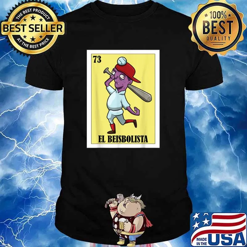 Mexican Halloween Costume Mexican Bingo El Beisbolista Shirt