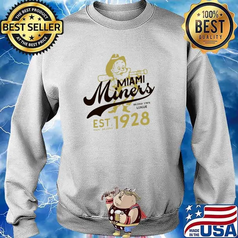 Miami Miners Baseball est 1928 s Sweater
