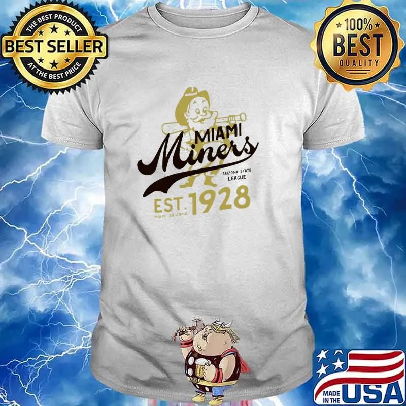 Miami Miners Baseball est 1928 shirt