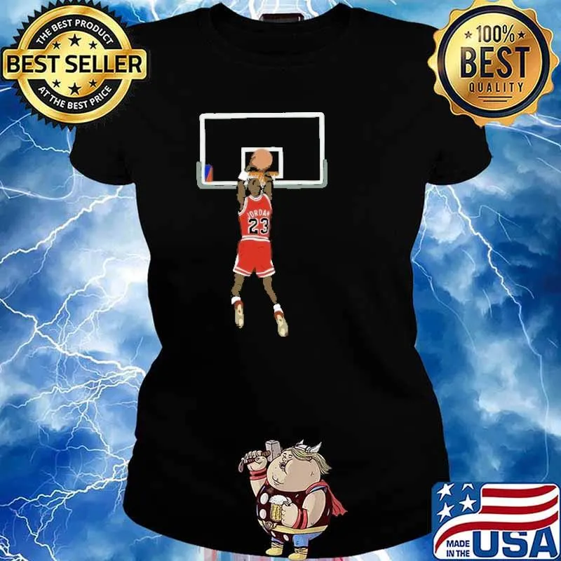 Michael Jordan Game Winner Basketball Shirt Ladies tee