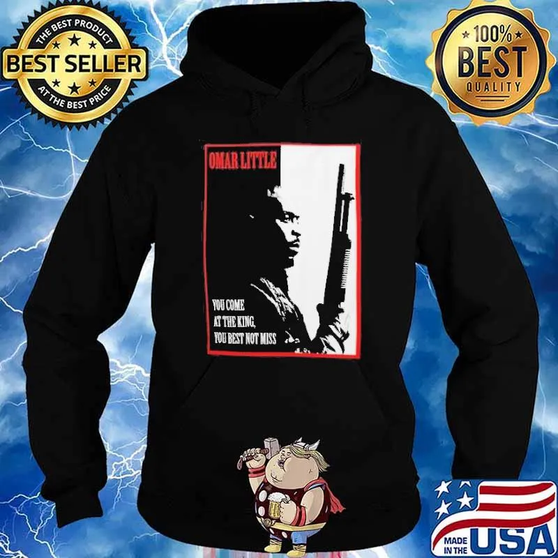 Michael K. Williams Omar Little Dont Miss the King T Shirt Hoodie
