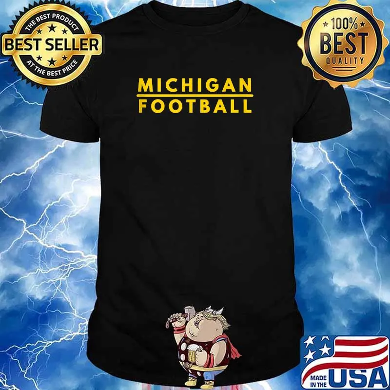 Michigan MI Athletics Football T-Shirt