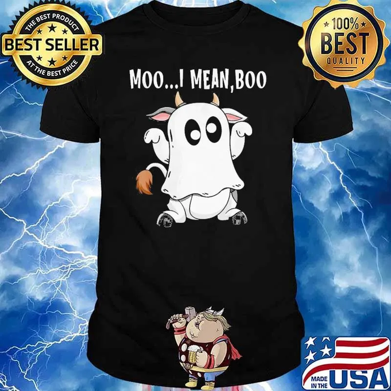 Moo I MeanBoo Cow Shirt