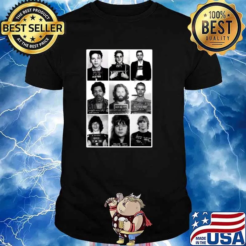 Mugshots The story of the time Janis Joplin knocked out Jim Morrison Shirt
