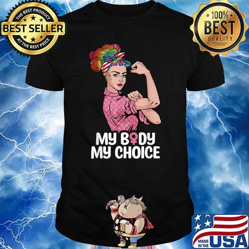My Body My Choice Tie-Dye Women Right Reproductive Rights T-Shirt