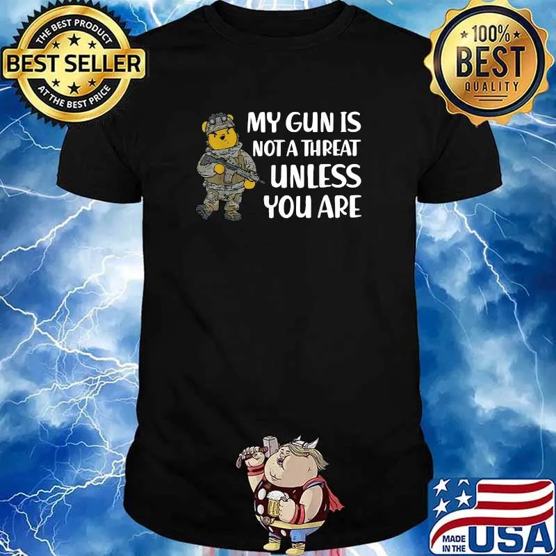 My Gun Is Not A Threat Unless You Are T-Shirt