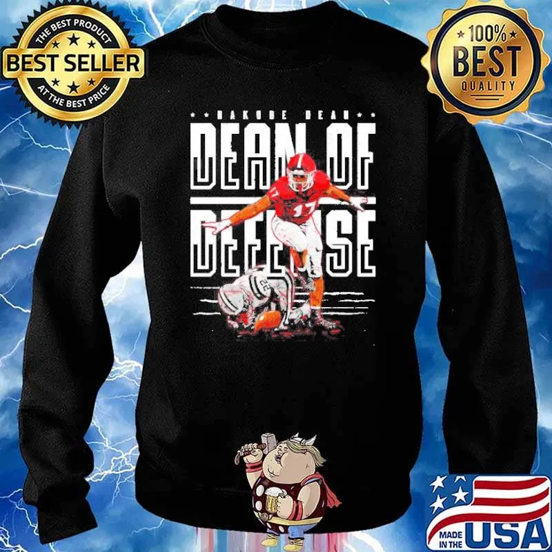 Nakobe Dean Dean Of Defense Georgia Bulldogs s Sweater
