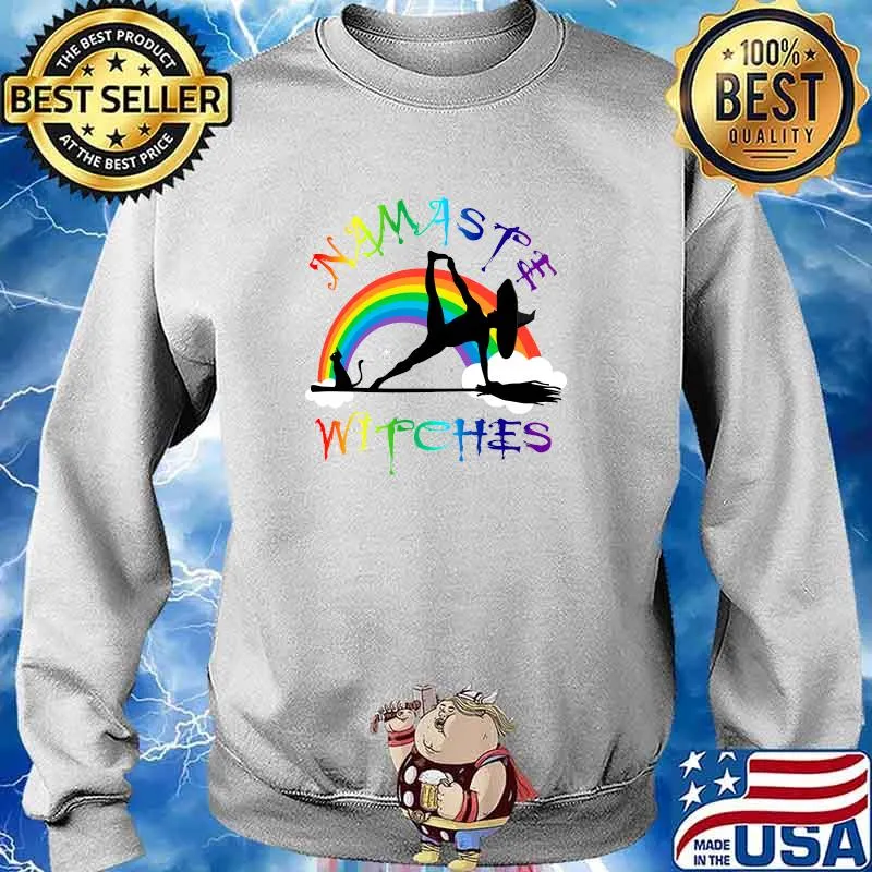Namaste Witches - Yoga LGBT Pride Halloween T-Shirt Sweater