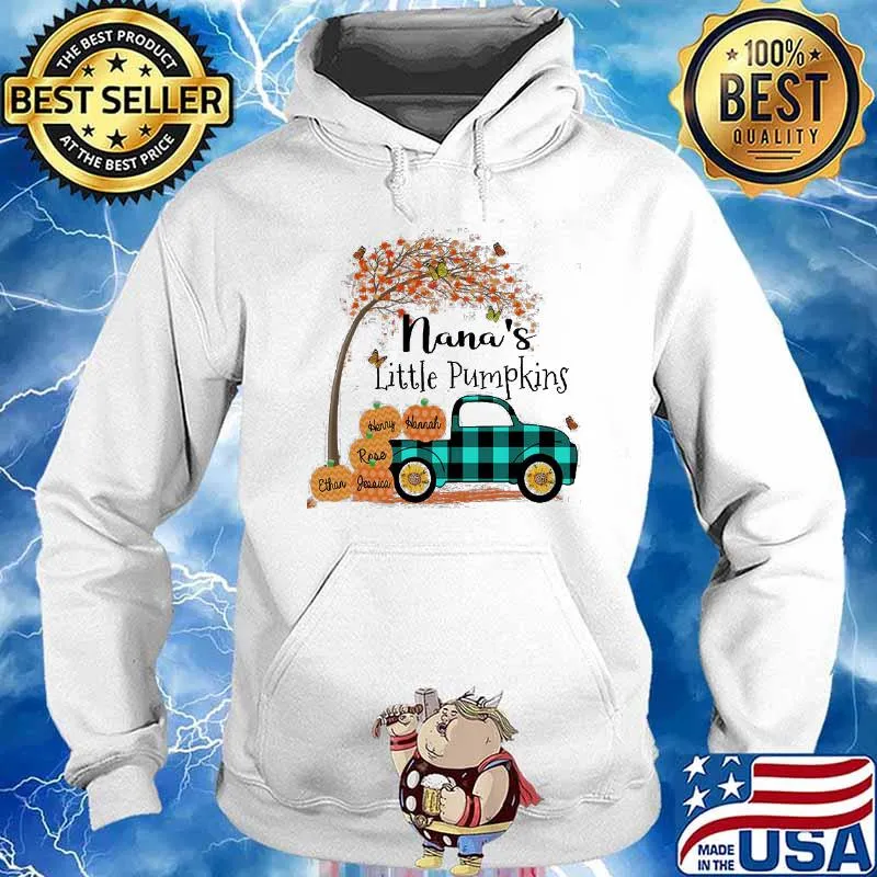 NANA'S LITTLE PUMPKINS WITH GRANDKIDS AUTUMN Shirt Hoodie