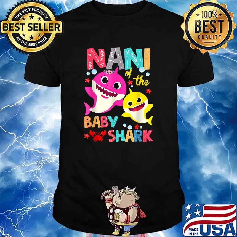 Nani Of The Baby Shark Birthday T-Shirt