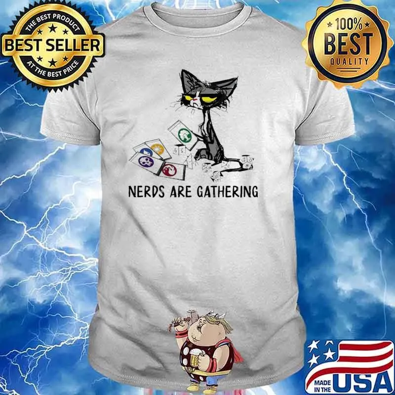 Nerds Are Gathering Cat Shirt
