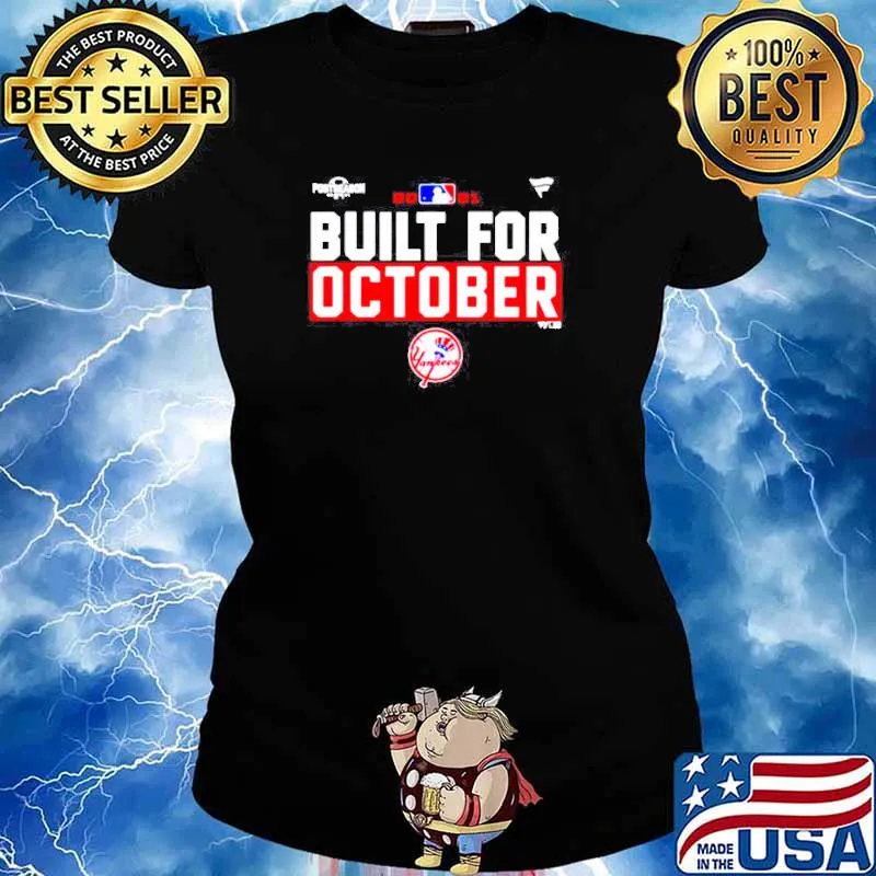 New York Yankees 2021 postseason built for October s Ladies tee