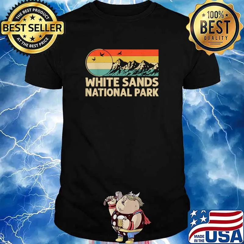 Nice hiking & Camping Lover Retro Style White Sands National Park T-Shirt
