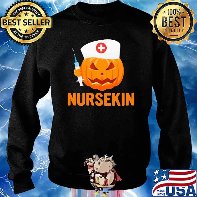 Nursekin Pumpkin Shirt Sweater