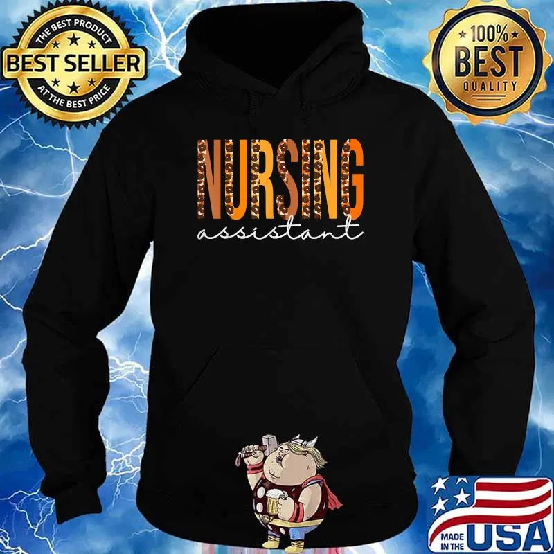 Nursing Assistant leopard Fall Autumn Lovers Thanksgiving T-Shirt Hoodie